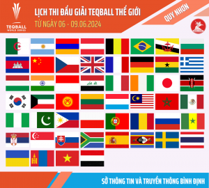Lịch thi đấu Giải Teqball thế giới 2024 tại Quy Nhơn - Bình Định
