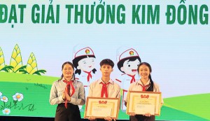 Bình Định tuyên dương thiếu nhi có thành tích xuất sắc