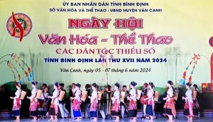 Tưng bừng Ngày hội Văn hóa - Thể thao các dân tộc thiểu số tỉnh Bình Định