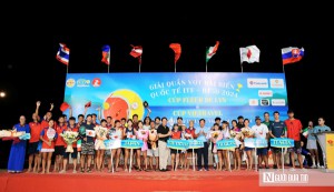 Bình Định: Khai mạc giải quần vợt bãi biển quốc tế ITF-BT 50
