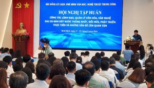 Tập huấn lý luận, phê bình văn học, nghệ thuật tại Bình Định