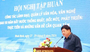 365 học viên tham gia hội nghị tập huấn do Hội đồng Lý luận, phê bình văn học, nghệ thuật trung ương tổ chức