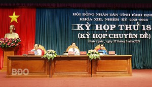 Khai mạc kỳ họp thứ 18 (kỳ họp chuyên đề) HĐND tỉnh khóa XIII