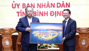 Bình Định cùng Bộ Tài chính Lào bàn về quản lý tài sản công