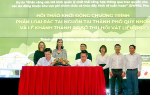 Quy Nhơn đặt mục tiêu thu hồi khoảng 4 tấn rác thải nhựa mỗi ngày