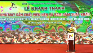 Khánh thành 2 Nhà máy sản xuất viên nén và sản xuất dăm gỗ xuất khẩu tại Bình Định