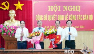 Bổ nhiệm Phó Trưởng Ban Nội chính Tỉnh ủy, Giám đốc Sở Tư pháp