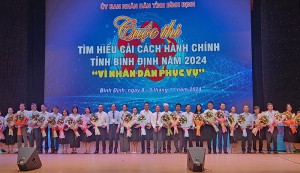 31 đội thi tham gia cuộc thi Tìm hiểu cải cách hành chính tỉnh Bình Định năm 2024